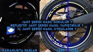 Eski Jant Şeridi Nasıl Sökülür amp Yeni Jant Şeridi Nasıl Yapıştırılır [upl. by Cotsen816]