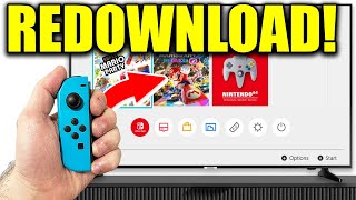 How To Redownload Deleted Nintendo Switch Games [upl. by Einatirb]