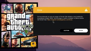 SOLUCION AL ERROR DE INSTALACION DE ROCKSTAR LAUNCHER GAMES ERROR AL CARGAR SOCIAL CLUB👉CODIGO 1008 [upl. by Hairas]