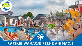 Rajskie Wakacje Pełne Animacji  Domki Rajskie Piaski Dąbki [upl. by Liba944]