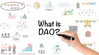 What Is DAO in Crypto  Decentralized Autonomous Organization  DAO Explained in 7 min Simplilearn [upl. by Tadeas]