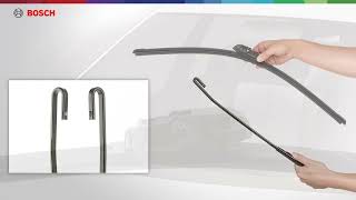 Hook Connection  How to Install Bosch Evolution Wiper Blades [upl. by Nell485]