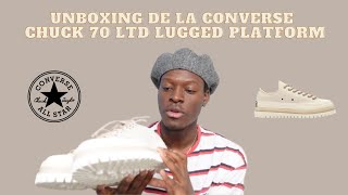 Unboxing de la converse Chuck 70 LTD Lugged Platform [upl. by Selry227]