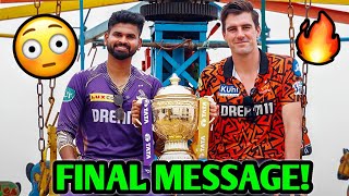 Pat Cummins amp Shreyas Iyer FINAL Statement before IPL Final 😱🔥 SRH vs KKR Cricket News [upl. by Holton538]