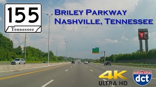 Dash Cam Drive on Tennessee State Route 155Briley Parkway [upl. by Ledarf]