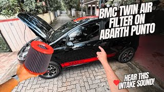 BMC Twin Air Filter on Abarth Punto  How to clean your filters  ഈ Sound ഒന്ന് കേട്ട് നോക്കു [upl. by Modnar]