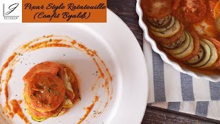 Pixar Style Ratatouille Confit Byaldi  J Kitchen [upl. by Florella]