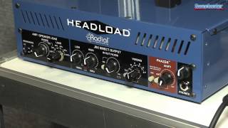 Radial Headload Guitar Amp Load Box Demo  Sweetwater at Winter NAMM 2014 [upl. by Irisa]