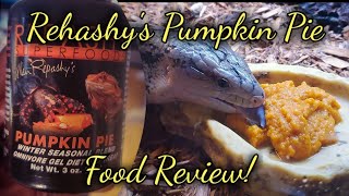 Repashys Pumpkin Pie Food Review Blue tongue skink [upl. by Lawlor]