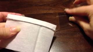 Blind Stitch Finishing Knot [upl. by Nipahc354]