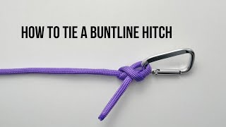 How to tie a Buntline Hitch [upl. by Syah]