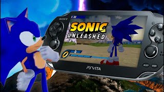 Sonic Unelashed on PS Vita v12  Showcase  Fan Game [upl. by Einwahs268]