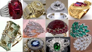 Top100Latest Gold Ring DesignMost beutifull New Gold Ring designs For womenGold Ring design2024 [upl. by Adnamaa558]