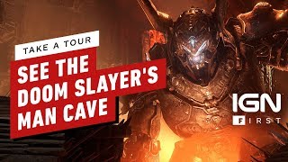 DOOM Eternal A Tour of the Doom Slayers Man Cave Fortress of Doom  IGN First [upl. by Puglia195]