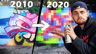 RePainting my 10 years OLD Graffiti did I get Worse [upl. by Ahsaetan611]