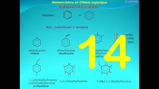 14chimie organique SMC  SMP  S3  Nomenclature les hydrocarbures aromatiques [upl. by Ahsika]