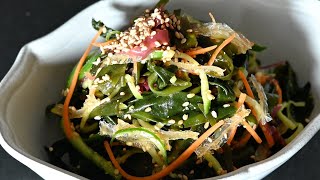 VEGAN 🌱 SEAWEED SALAD  WAKAME SALAD [upl. by Coulombe112]