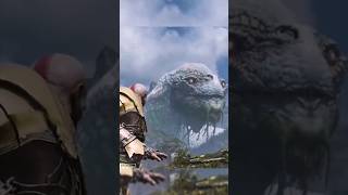 Kratos is challenging Jormungandr  God Of War  gaming godofwar kratos jormungandr [upl. by Boff]