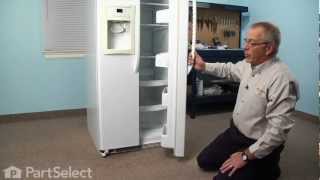 Refrigerator Repair  Replacing the Drawer Slide Rail  Left Side GE Part  WR72X241 [upl. by Gaither95]