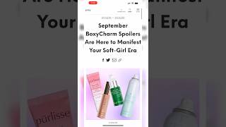 OFFICIAL SPOILERS SEPTEMBER 2024 BOXYCHARM BY IPSY • Sneak Peeks  Viruzzzka [upl. by Possing]