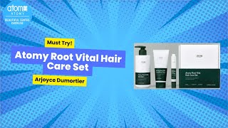 ATOMY ROOT VITAL HAIR CARE SET  ARJOYCE DUMORTIER [upl. by Anir]