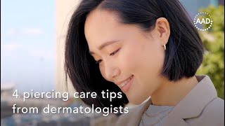 4 piercing care tips from dermatologists [upl. by Meesak285]