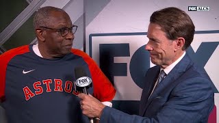 Dusty Baker speaks to Tom Verducci after Astros loss to Rangers in the ALCS  MLB on FOX [upl. by Dailey944]