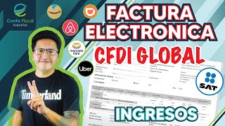 ►🔥PLATAFORMAS ¿Cómo HACER una FACTURA ELECTRONICA CFDI GLOBAL INGRESOS SAT🔥 [upl. by Hcone]