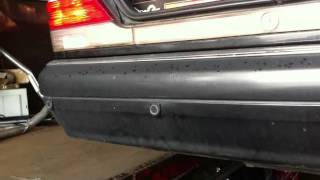 Mercedes W140 S600 V12 1998 exhaust  straight pipe  part 2 [upl. by Marjorie]