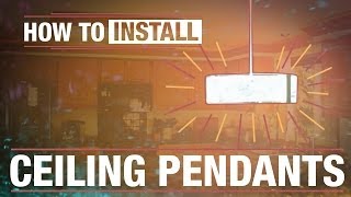 How To Install Ceiling Pendants [upl. by Annoiek]