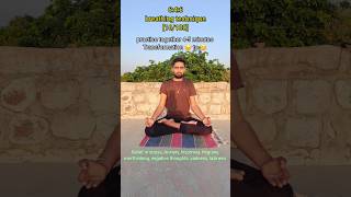 646 breathing technique 16100 pranayama breathingexercises relaxing [upl. by Maritsa755]