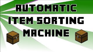 MINECRAFT FARMS 110 READY  Fully Automatic Item Sorter and Auto Smelter [upl. by Isidor]