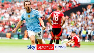 Manchester City win Community Shield after beating Manchester United on penalties [upl. by Ahsiema]