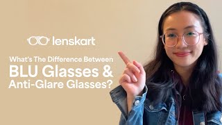 Difference Between Blu Glasses And Anti Glare Glasses  Lenskart [upl. by Oyek]