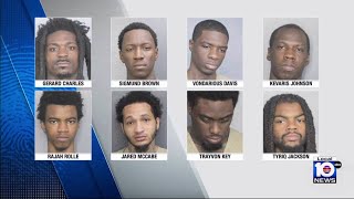 BSO indicts 8 in connection with multiple shootings murders [upl. by Ereynihc]