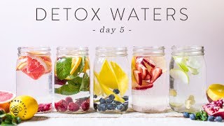 5 DETOX WATERS for Weight Loss Beauty amp Health 🐝 DAY 5  HONEYSUCKLE [upl. by Vastah840]