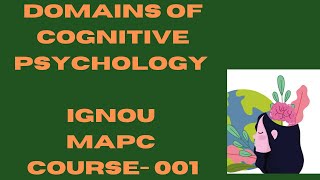 Domains Of Cognitive Psychology [upl. by Dickey]