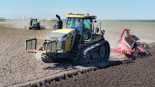 Soil Preparation  2X FENDT 1000MT  Challenger 865E  XXL MACHINERY in France [upl. by Dulcie]