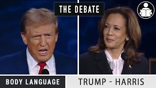 Body Language Donald Trump and Kamala Harris Presidential debate [upl. by Emelun]