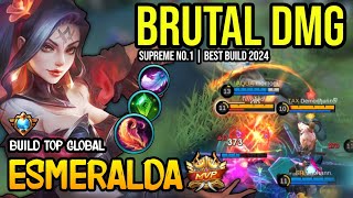 ESMERALDA BEST BUILD 2024  BUILD TOP GLOBAL ESMERALDA GAMEPLAY  MOBILE LEGENDS✓ [upl. by Gimble]