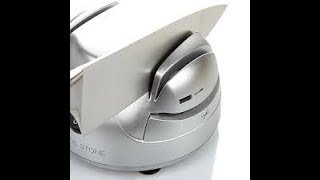 PROFESSIONAL ELECTRIC KNIFE SHARPENER MANUAL KNIFE SHARPENING [upl. by Ide]