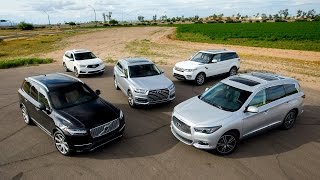 2017 Midsize Luxury SUV Comparison  Kelley Blue Book [upl. by Yrebmik]