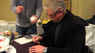 John Riggins Signs Autographs for The SI KING 121612 [upl. by Belicia]