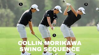 Collin Morikawa Iron and Driver Swing Sequence and Slowmotion [upl. by Sulohcin]