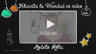 Videos para felicitar la navidad Modelo ROTU [upl. by Elletnohs]