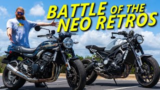 Yamaha XSR900 VS Kawasaki Z900RS Full Comparison [upl. by Linet]