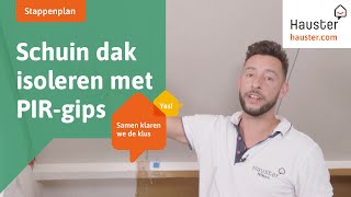 Hoe isoleer je een hellend dak met PIR renovatieplaten HowTo  Isolatieshop [upl. by Tips]