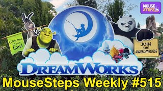 MouseSteps Weekly 515 DreamWorks Land Overview at Universal Orlando Resort Characters Ride Show [upl. by Jean]