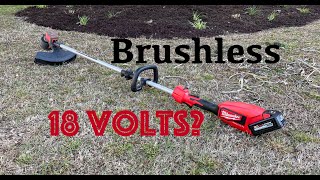 Milwaukee M18 Brushless String Trimmer Review  Model 282820 [upl. by Netsirt]