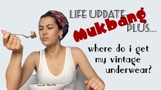 Where to Buy Vintage Underwear MUKBANG⎜VINTAGE TIPS amp TRICKS [upl. by Piwowar653]